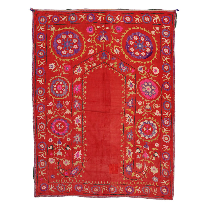 3'x5' Uzbek Suzani Prayer Textile