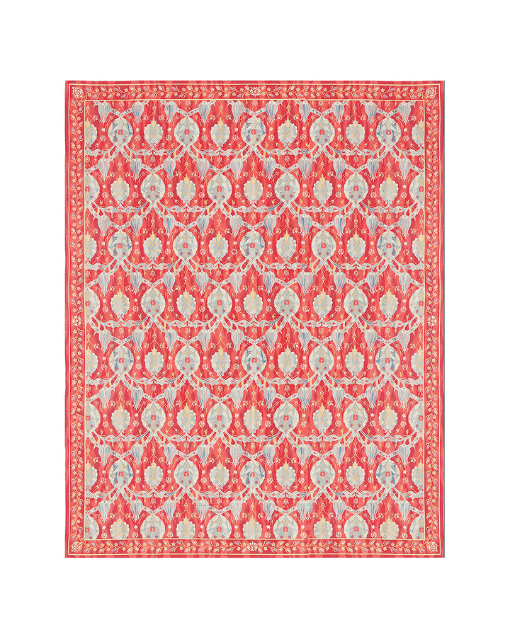 15'x20' Large Palace Size Red Ottoman Design Kilim | Ariana Kilim Collection