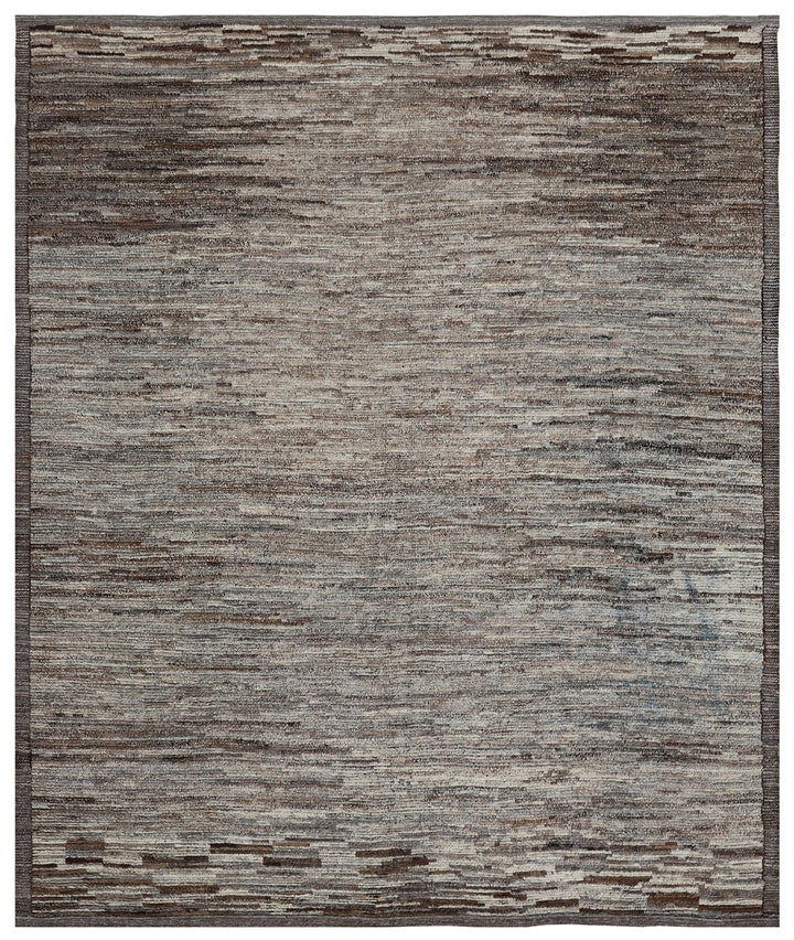 9'x10' Moroccan Style| Grey Brown| Barchi Area Rug