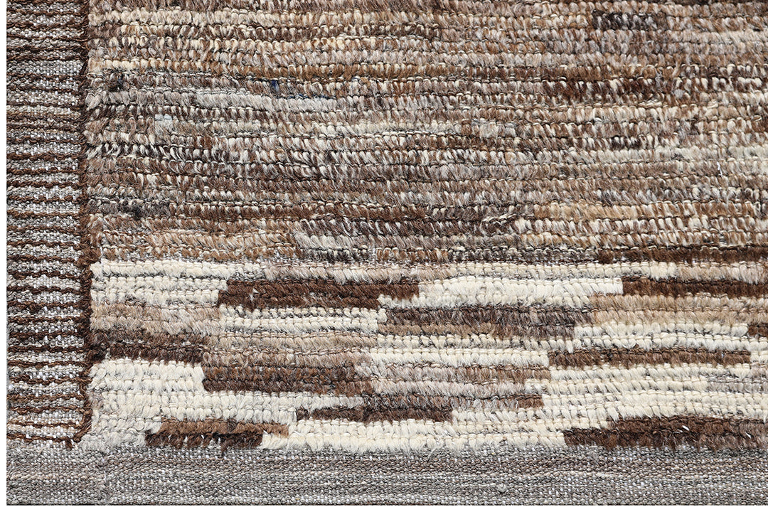 9'x10' Moroccan Style| Grey Brown| Barchi Area Rug