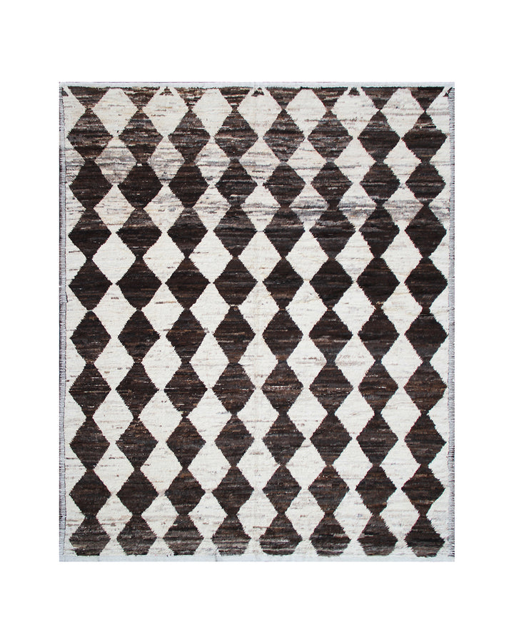 9'x11' Ariana Barchi Moroccan Style Diamond Pattern Rug