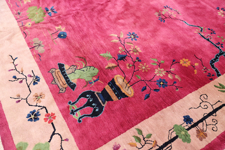 9'x11' Vintage Chinese Art Deco | Nicols Deco Wool Rug