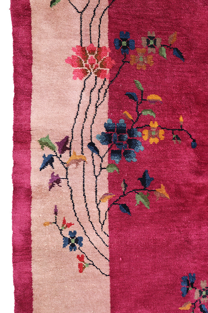9'x11' Vintage Chinese Art Deco | Nicols Deco Wool Rug