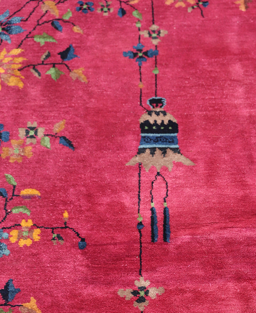 9'x11' Vintage Chinese Art Deco | Nicols Deco Wool Rug