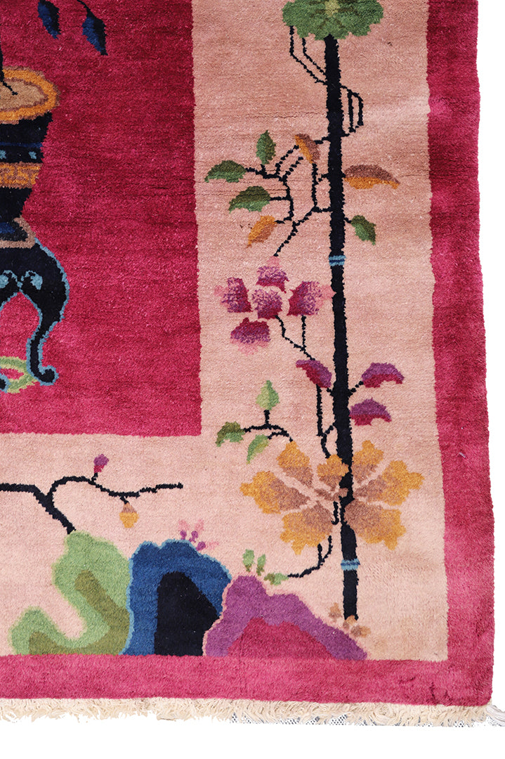 9'x11' Vintage Chinese Art Deco | Nicols Deco Wool Rug