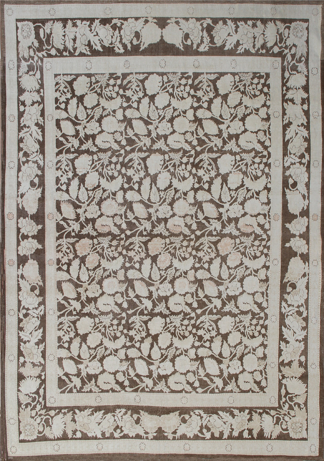 9'x11' Wool Area Rug | Floral | Ariana Transitional Rug