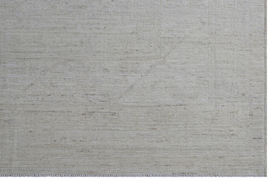 9'x12' Afghan Hand-Knotted Khotan Rug | Soft Pale Blue, Green & Pink | Ariana Rugs