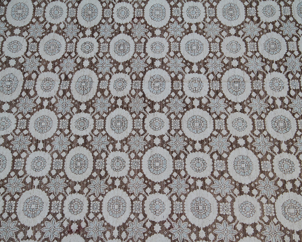 9'x12' Ariana Traditional Tabriz Design Rug – Brown & Ivory Haji Jalili Inspired Masterpiece