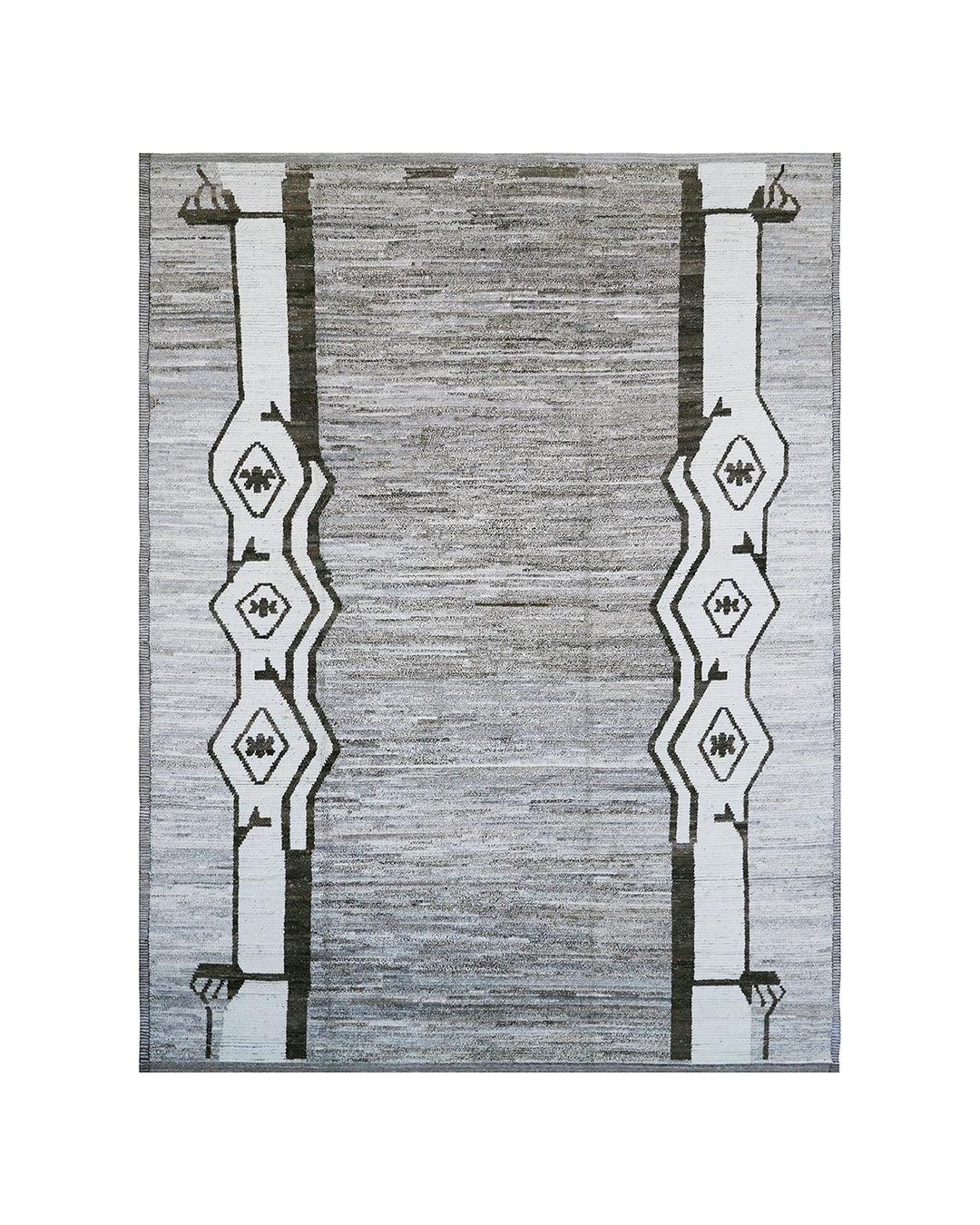 9'x12' Authentic Afghan Area Rug | Moroccan Style| Earthtone | Barchi Large Size Rug