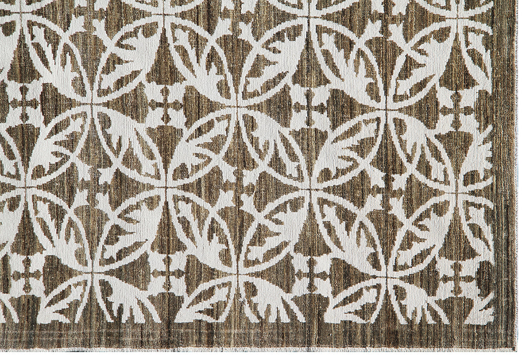 Brown Area Rug | Cotton Wool | Ariana Modern Rug