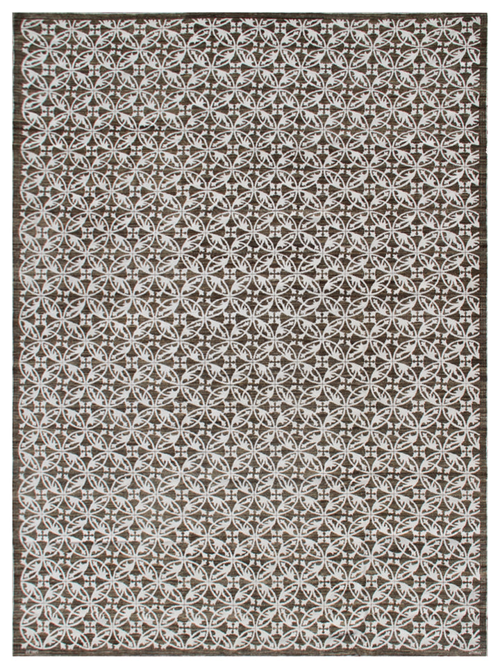 Brown Area Rug | Cotton Wool | Ariana Modern Rug