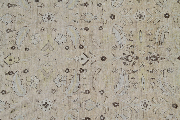 9'x12' Hand-Knotted Floral Persian Rug – Organic Wool Rug