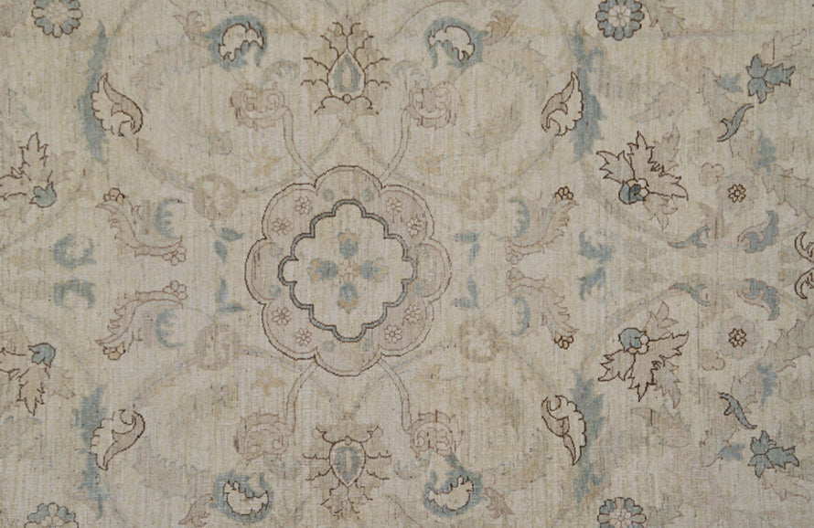 9'x12' Hand-Knotted | Luxury Polonaise Rug | Wool & Silk Rug