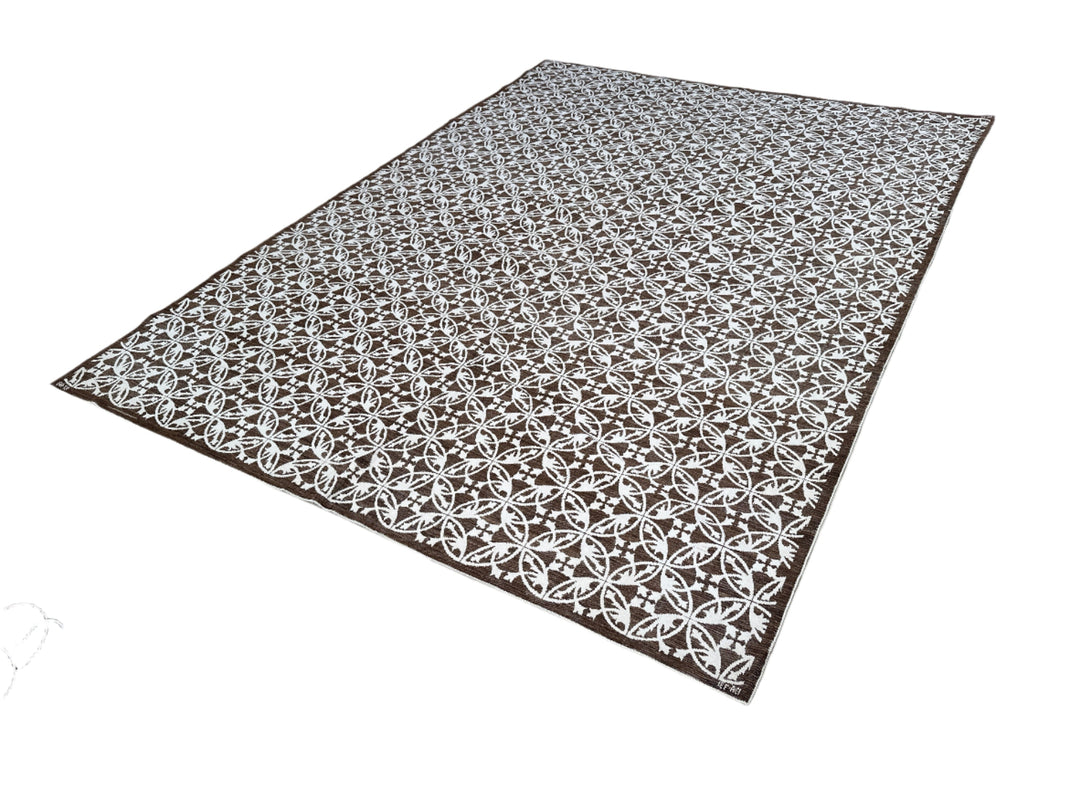 9'x12' Modern Rug | Grey & White | Ariana Modern Rug