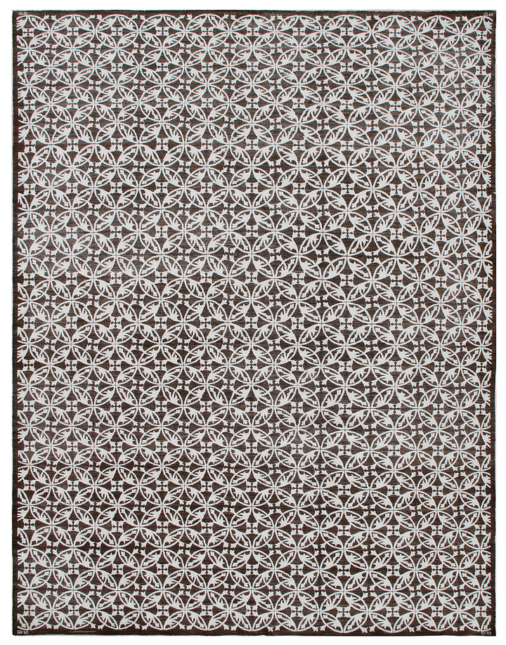 9'x12' Modern Rug | Grey & White | Ariana Modern Rug