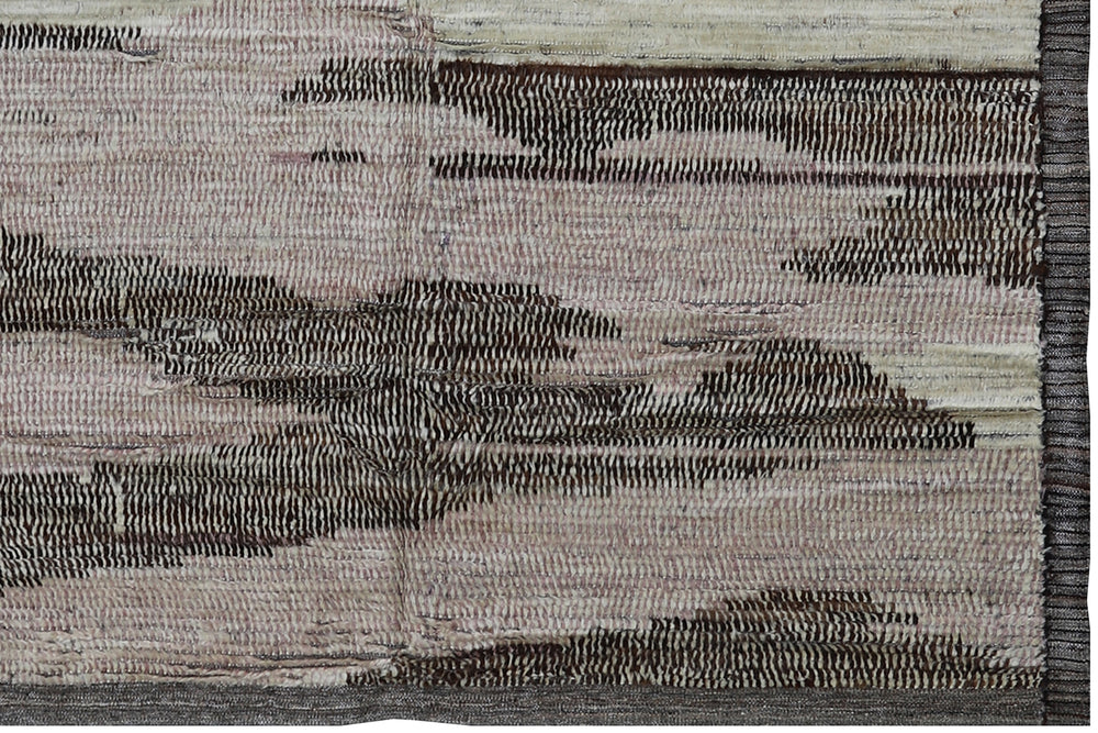 9'x12' Moroccan Style |Brown Ivory | hand-knotted |Barchi Rug