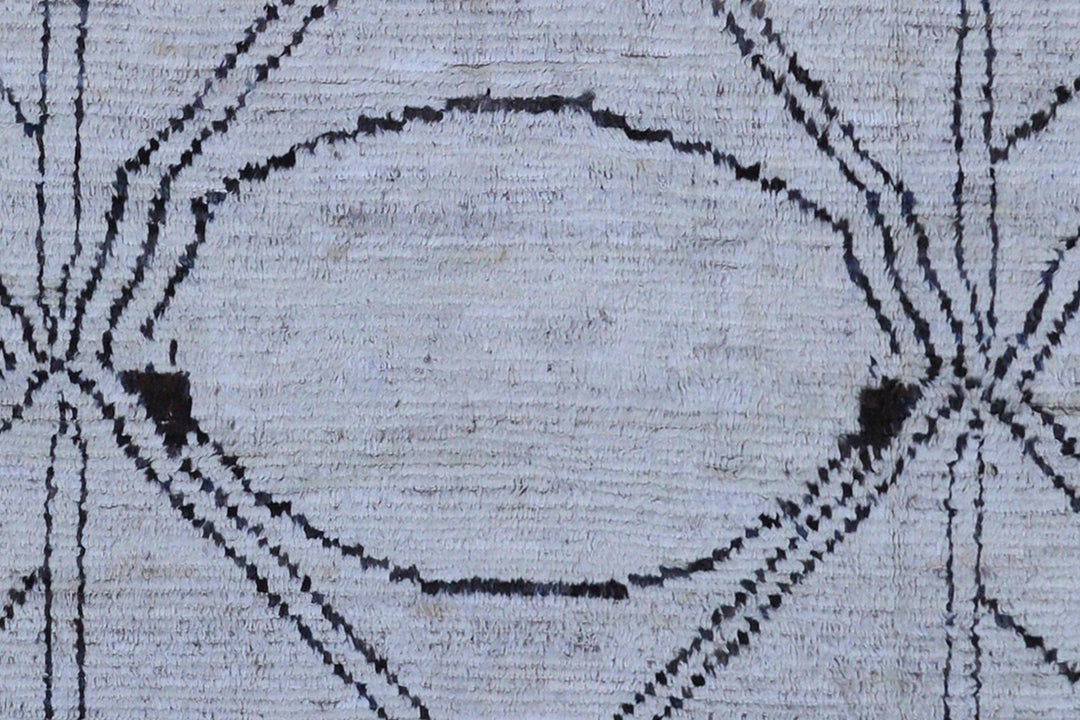 9'x12' Afghan Rugs | Moroccan Style| Cream Brown | Barchi Rug