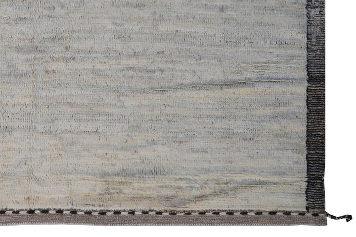 9'x12' Moroccan Style | Solid Ivory | Barchi Rug