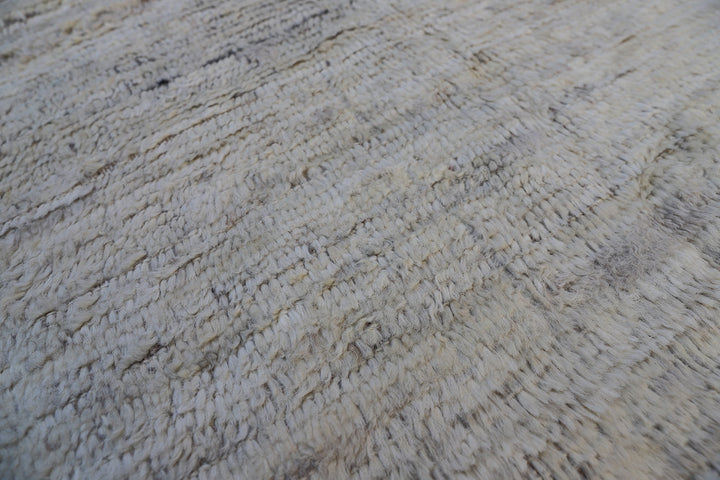 9'x12' Moroccan Style | Solid Ivory | Barchi Rug