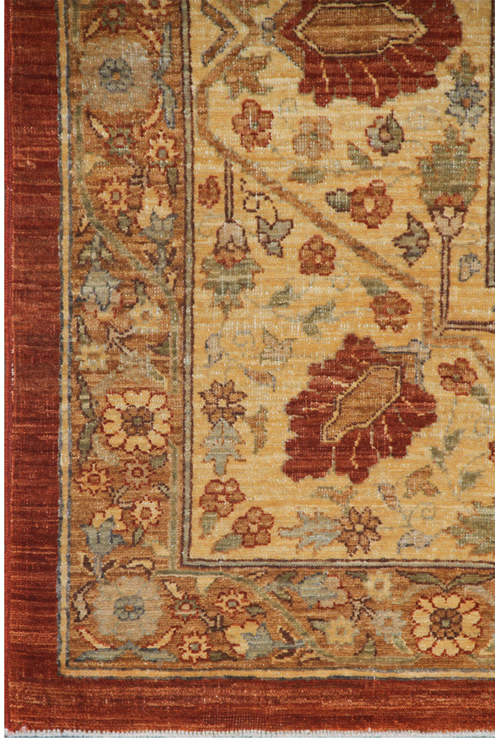 9'x12' Terracotta Tabriz Haji Jalili Design Fine Ariana Luxury Collection