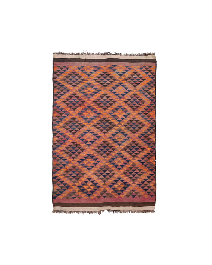 9'x12' Vintage Afghan Maimana Kilim Rug