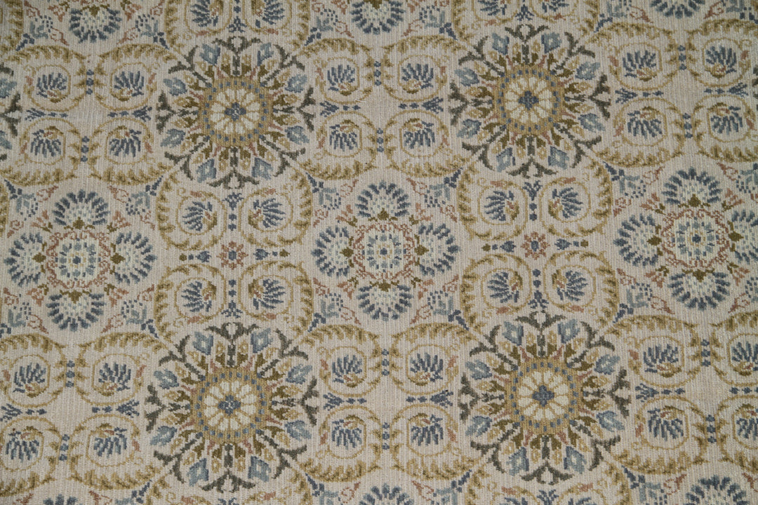 9'x12' Wool Area Rug | Hand Knotted European Rug