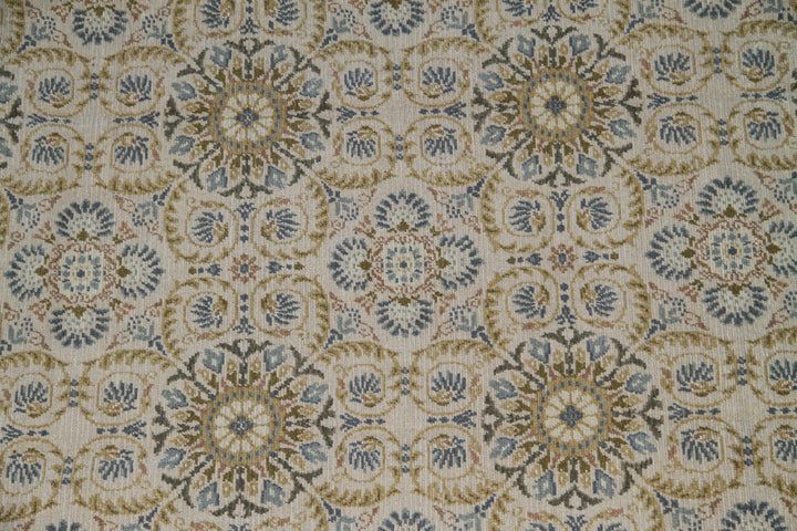 9'x12' Wool Area Rug | Hand Knotted European Rug