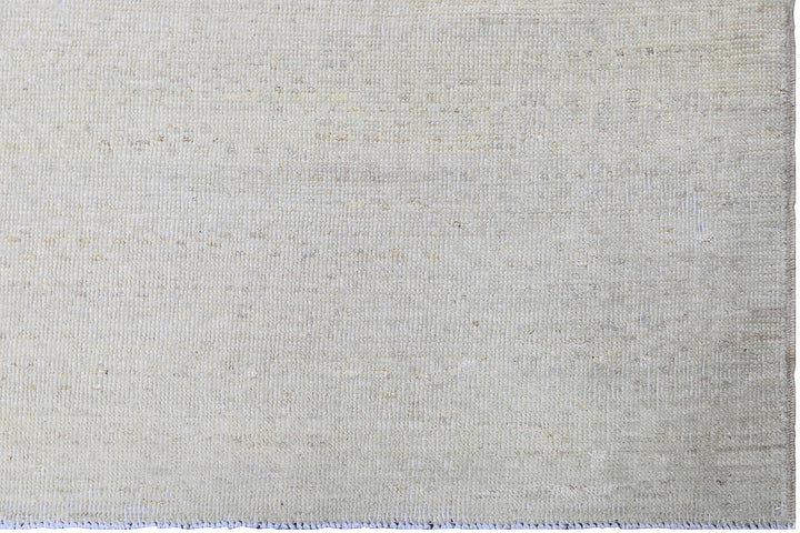 9'x12' Wool Area Rug | Pale Color | Ariana Geometric Design Off White Ivory Rug