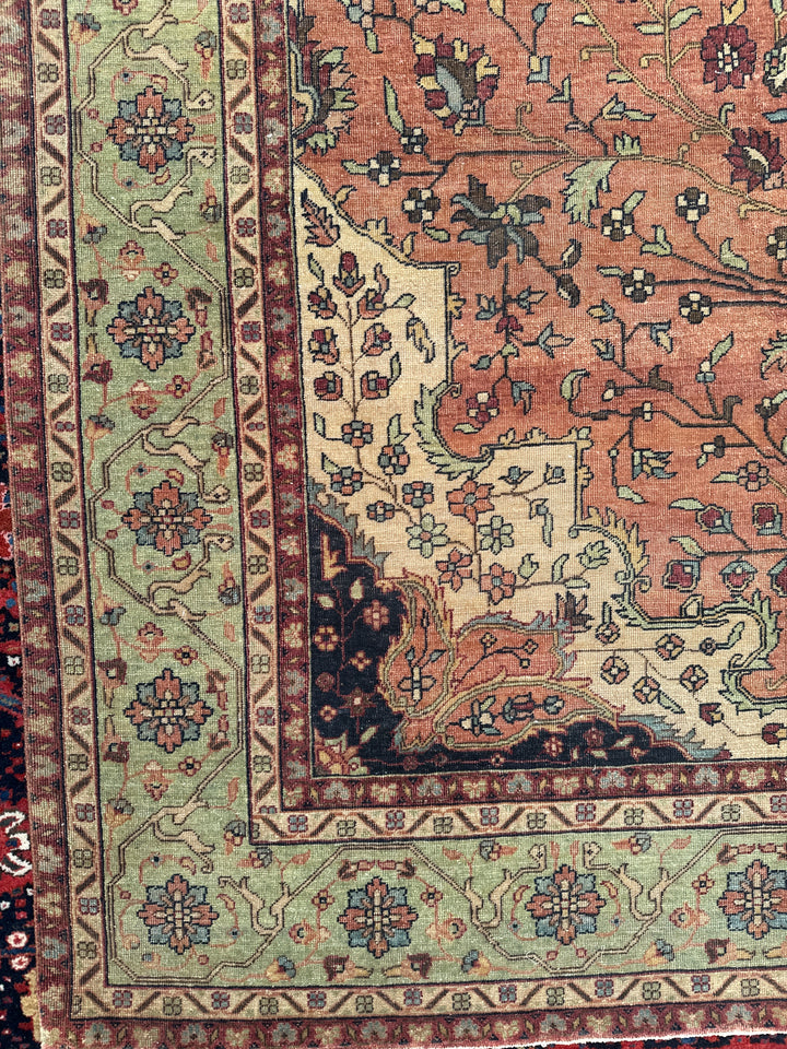 9'x12' Wool Area Rug |Persian Ferahan Design Rug