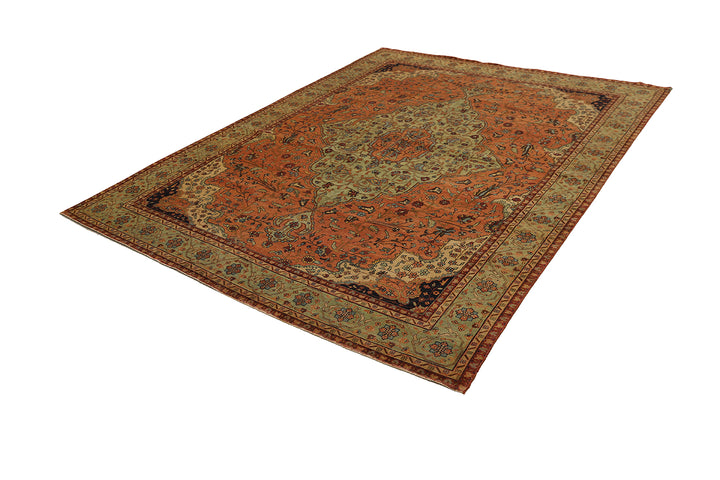 9'x12' Wool Area Rug | Persian Ferahan Design Rug