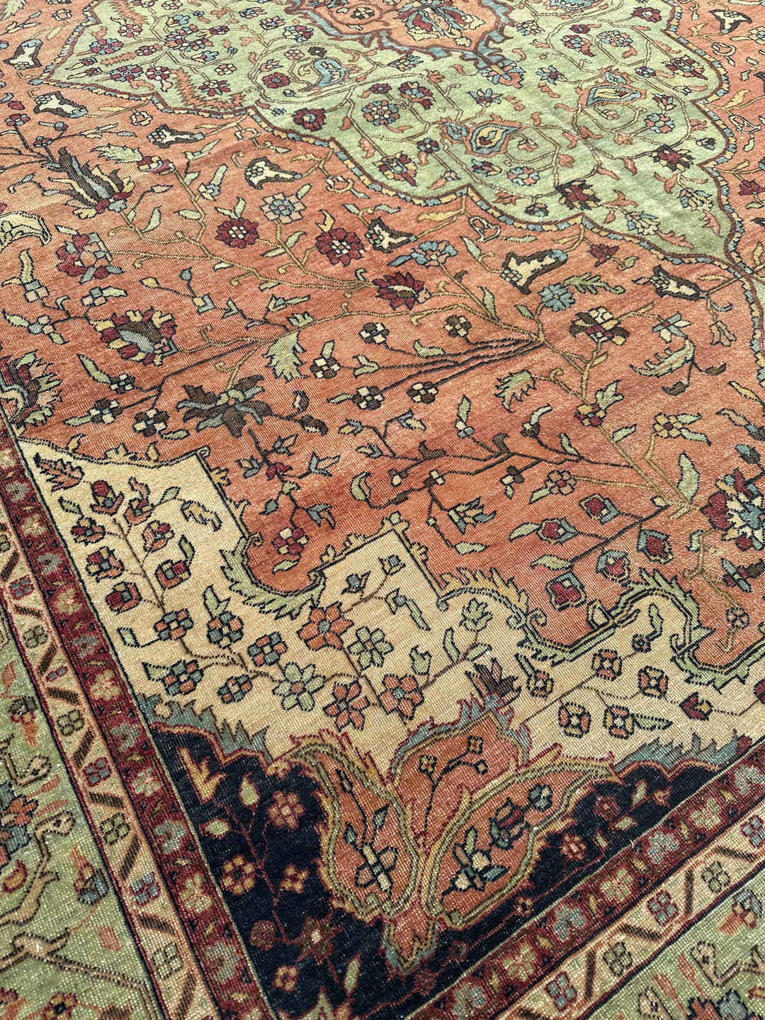 9'x12' Wool Area Rug |Persian Ferahan Design Rug