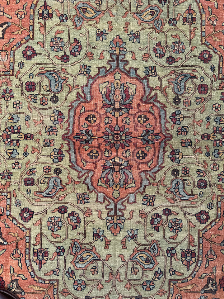 9'x12' Wool Area Rug |Persian Ferahan Design Rug