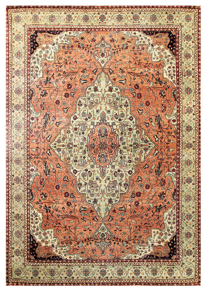 9'x12' Wool Area Rug |Persian Ferahan Design Rug