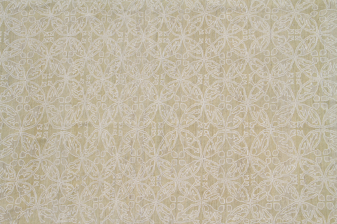 9'x12' Wool Rug | Soft Color | Ariana Geometric Modern Rug