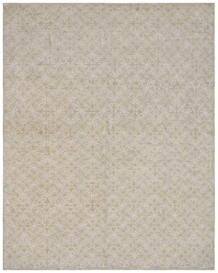 9'x12' Wool Rug | Soft Color | Ariana Geometric Modern Rug