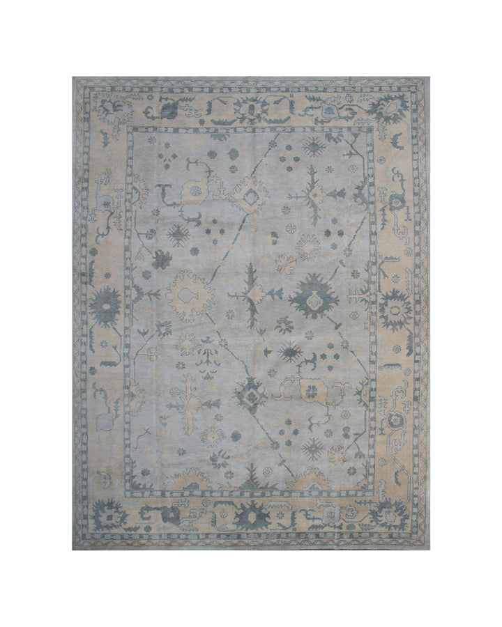 9'x13' Turkish Oushak Rug | Wool Area Rug