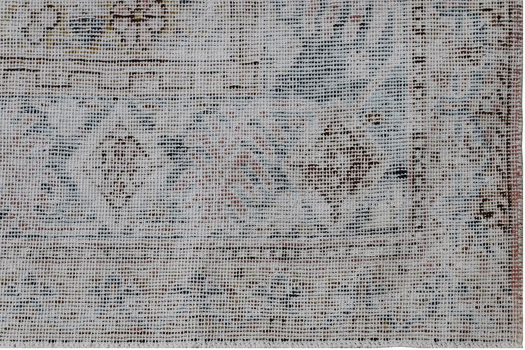 9'x13' Vintage Yarkand Rug | Samarkand Rug | Earth-Tone Geometrics