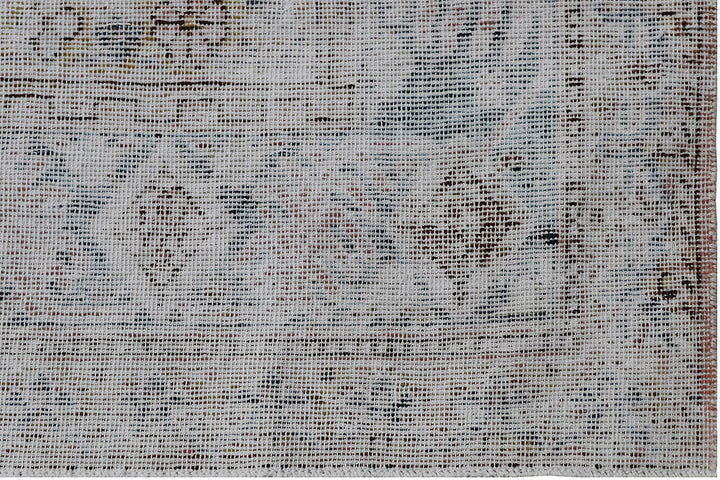 9'x13' Vintage Yarkand Rug | Samarkand Rug | Earth-Tone Geometrics