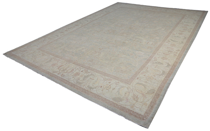 9'x13' Fine Silk & Wool Polonaise Design Luxury Rug