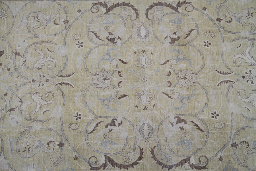 9'x15' Large Area Rug | Polonaise Design Silk & Wool Ariana Luxury Rug