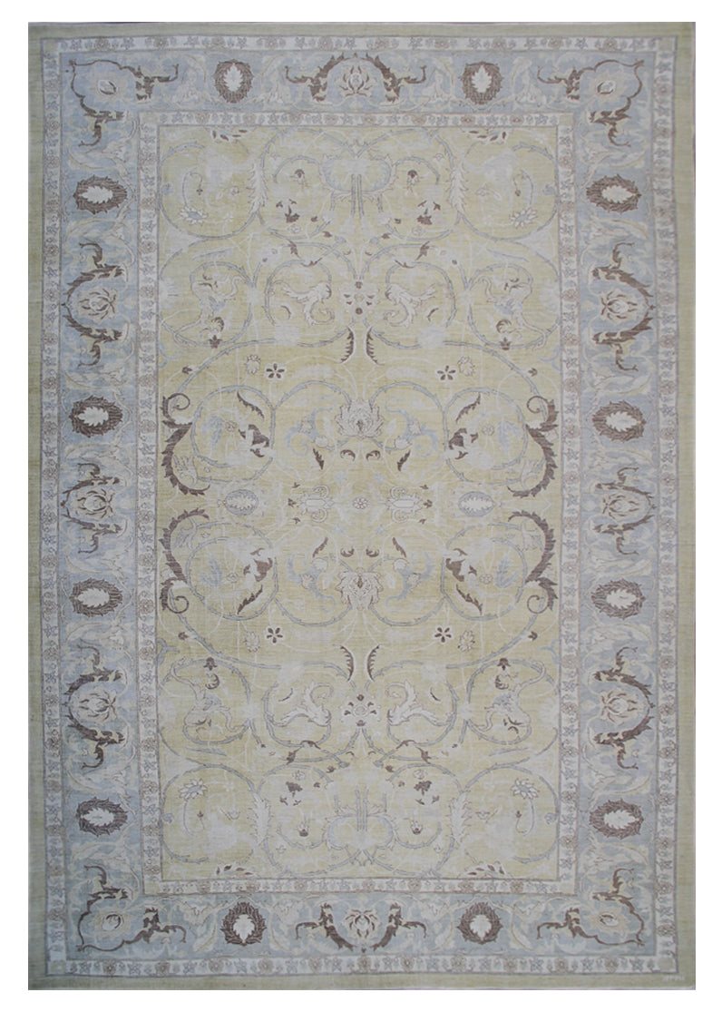 9'x15' Large Area Rug | Polonaise Design Silk & Wool Ariana Luxury Rug