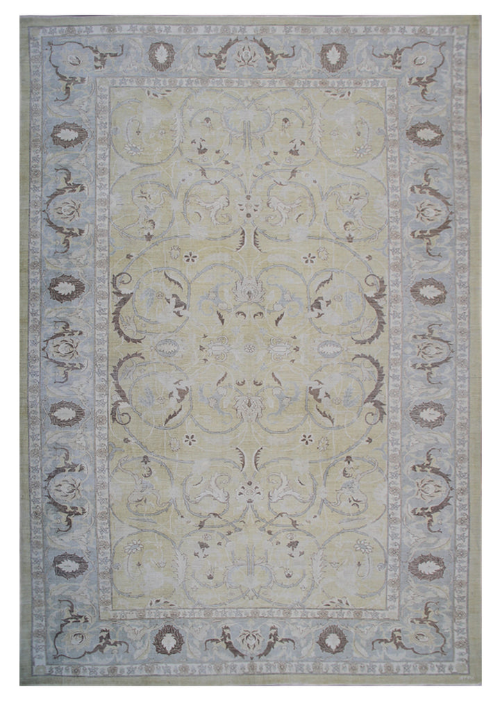 9'x15' Large Area Rug | Polonaise Design Silk & Wool Ariana Luxury Rug