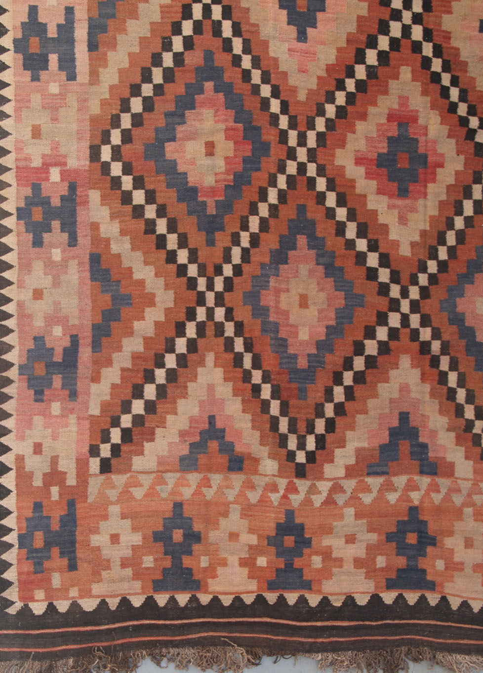 9'x15 Vintage Afghan Maimana Kilim | Tribal Maimana Kilim