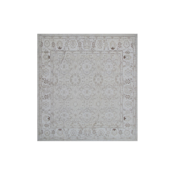 9'x9' Square Wool Rug | Ariana Fine Agra Design Rug
