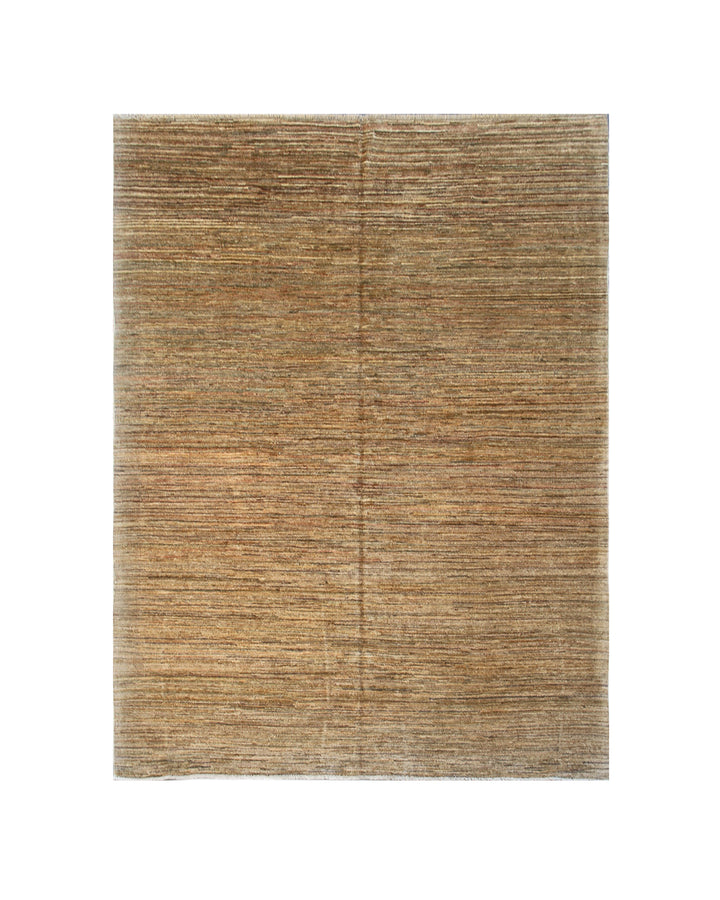 7x8 Ariana Modern Stria Rug | Multi-Color Hand-Knotted Wool