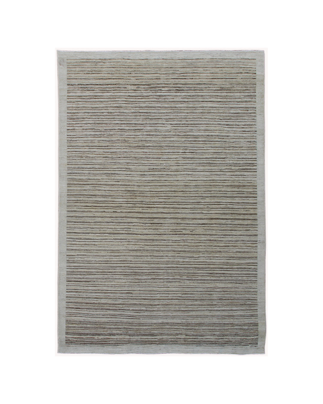 5x7 Ariana Modern Striped Wool Rug | Soft Tones Afghan Rug