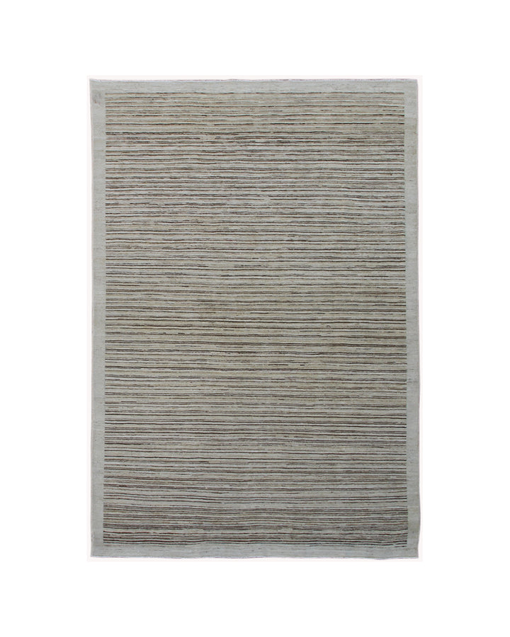 5x7 Ariana Modern Striped Wool Rug | Soft Tones Afghan Rug