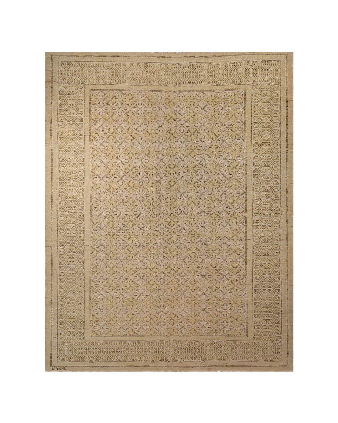 6x9 Ariana Samarkand Geometric Rug | Organic Afghan Wool