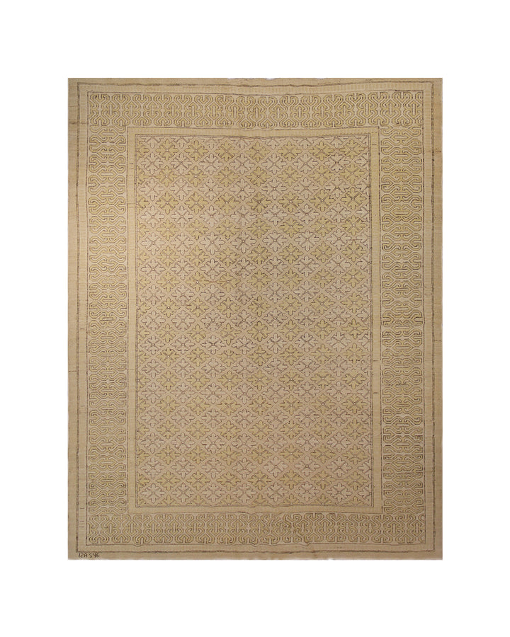6x9 Ariana Samarkand Geometric Rug | Organic Afghan Wool