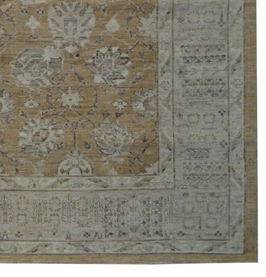 6x6 Square Ariana Traditional Rug | Soft Washed Persian Floral Design